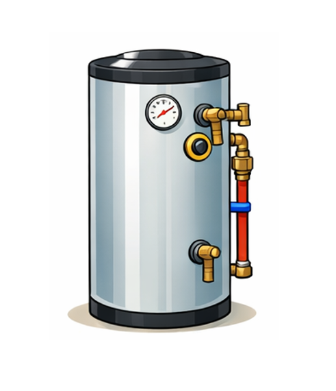 Hot water cylinder installation